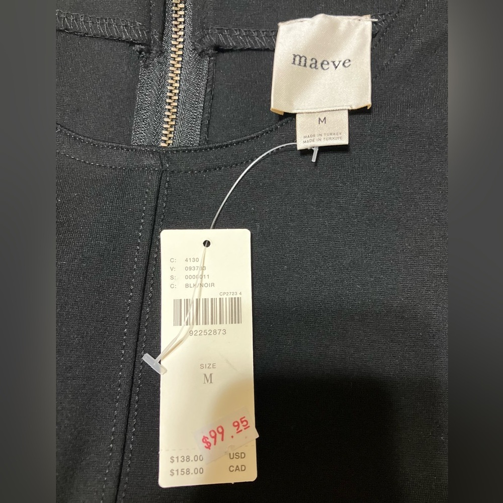 Anthropologie Classic Black Mini Dress - Picture 6 of 11